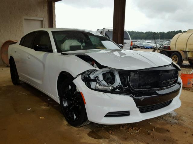 2C3CDXBG7JH114485 - 2018 DODGE CHARGER SX WHITE photo 1