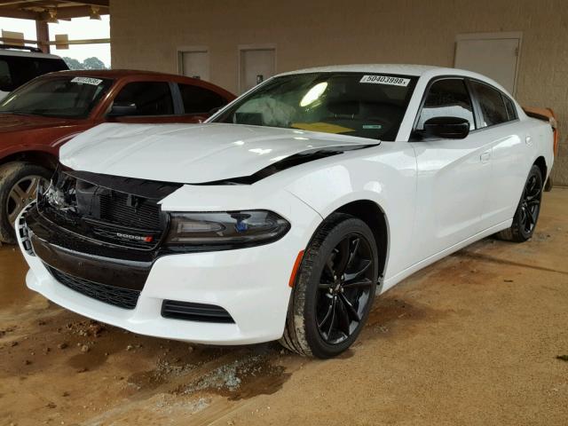 2C3CDXBG7JH114485 - 2018 DODGE CHARGER SX WHITE photo 2