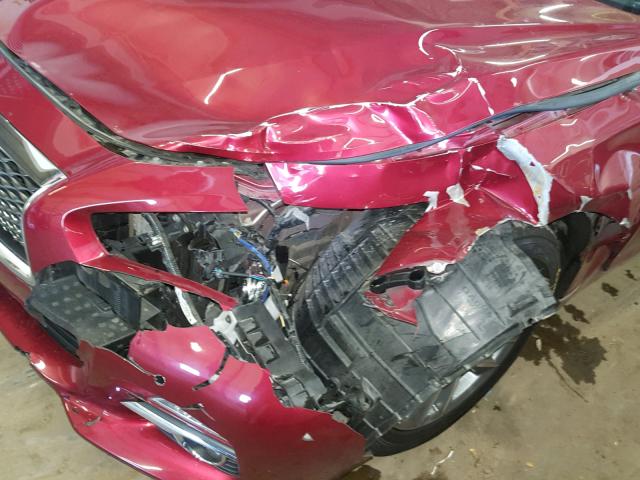 JN1CV7AP7GM202696 - 2016 INFINITI Q50 BASE RED photo 9