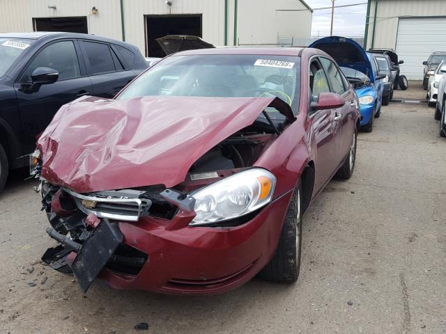 2G1WU583081326528 - 2008 CHEVROLET IMPALA LTZ MAROON photo 2