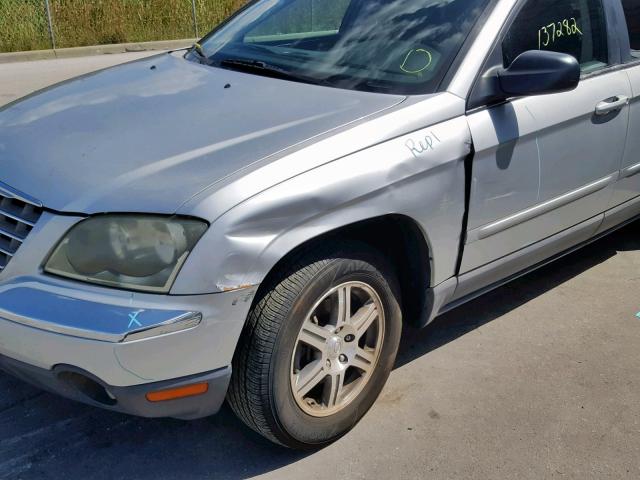 2C8GM68444R647329 - 2004 CHRYSLER PACIFICA SILVER photo 9