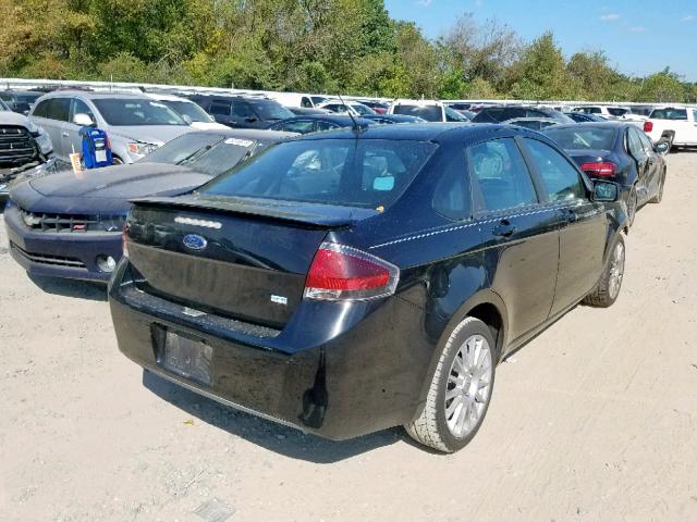 1FAHP3GN7AW140049 - 2010 FORD FOCUS SES BLACK photo 4