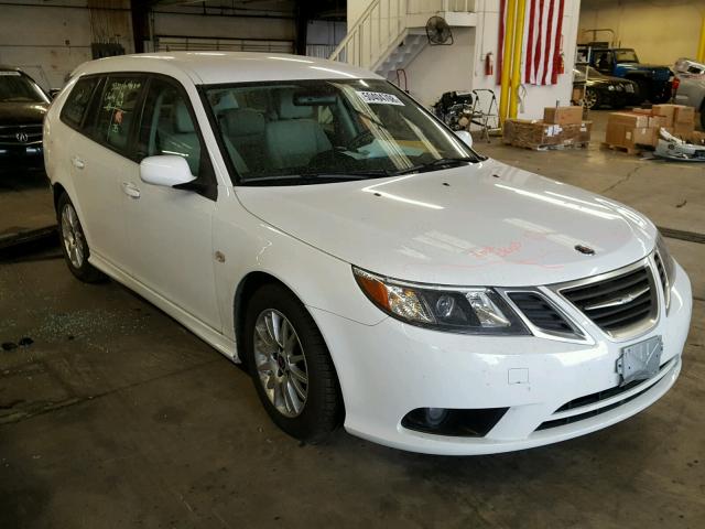 YS3FA5MY3A1608183 - 2010 SAAB 9-3 2.0T WHITE photo 1