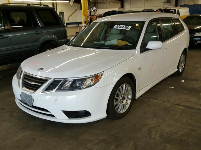 YS3FA5MY3A1608183 - 2010 SAAB 9-3 2.0T WHITE photo 2