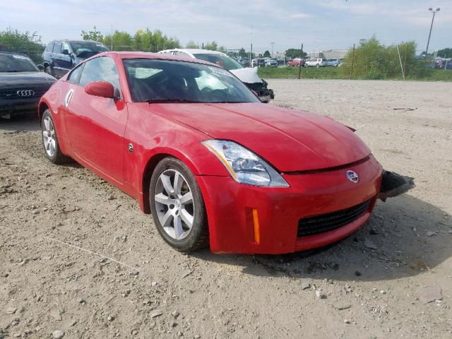 JN1AZ34D43T107387 - 2003 NISSAN 350Z COUPE RED photo 1