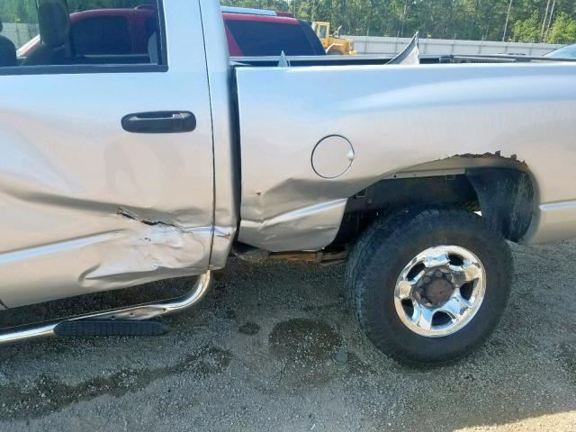 1D7KS28D76J240418 - 2006 DODGE RAM 2500 S Արծաթագույն լուսանկար 9