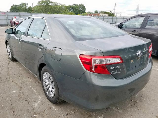 4T4BF1FK9CR167557 - 2012 TOYOTA CAMRY BASE GREEN photo 3