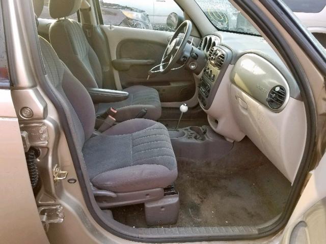 3C4FY48B54T304028 - 2004 CHRYSLER PT CRUISER BEIGE photo 5