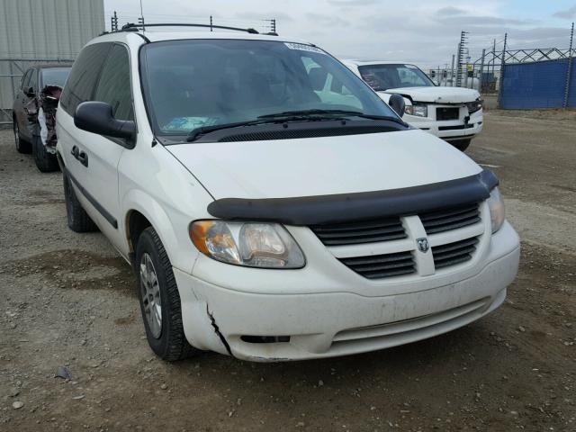 1D4GP25R15B276442 - 2005 DODGE CARAVAN SE WHITE photo 1