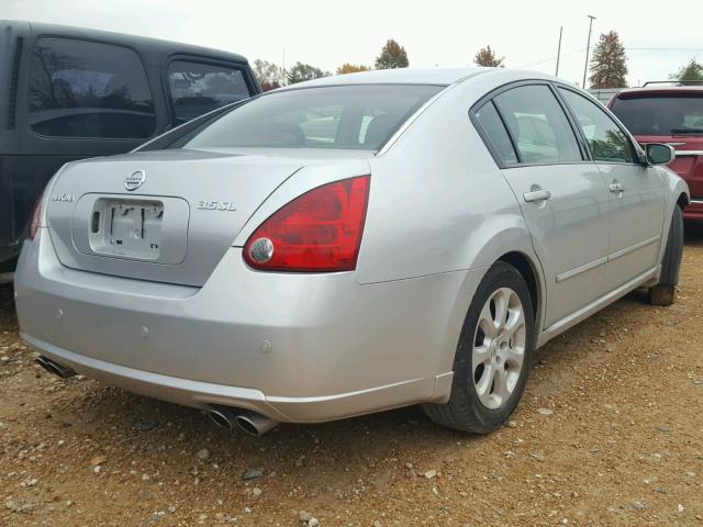 1N4BA41E57C838109 - 2007 NISSAN MAXIMA SE SILVER photo 4