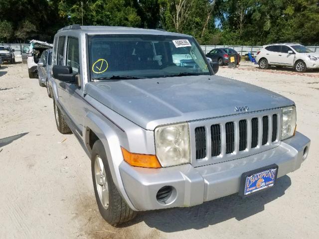 1J8HH48KX6C304316 - 2006 JEEP COMMANDER 银色 照片 1