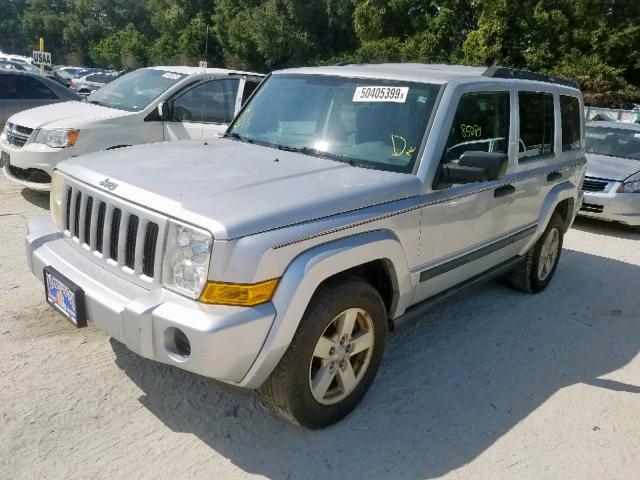1J8HH48KX6C304316 - 2006 JEEP COMMANDER 银色 照片 2