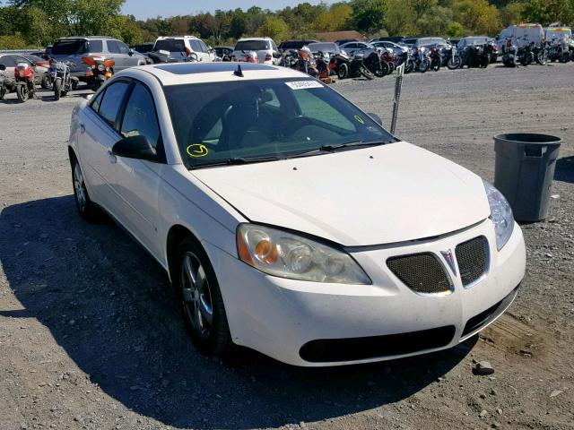 1G2ZH57N084126687 - 2008 PONTIAC G6 GT WHITE photo 1