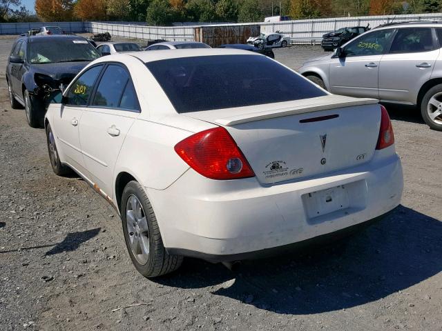 1G2ZH57N084126687 - 2008 PONTIAC G6 GT WHITE photo 3