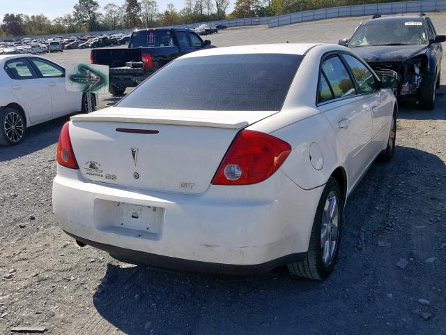 1G2ZH57N084126687 - 2008 PONTIAC G6 GT WHITE photo 4