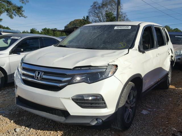 5FNYF5H5XGB024039 - 2016 HONDA PILOT EXL WHITE photo 2