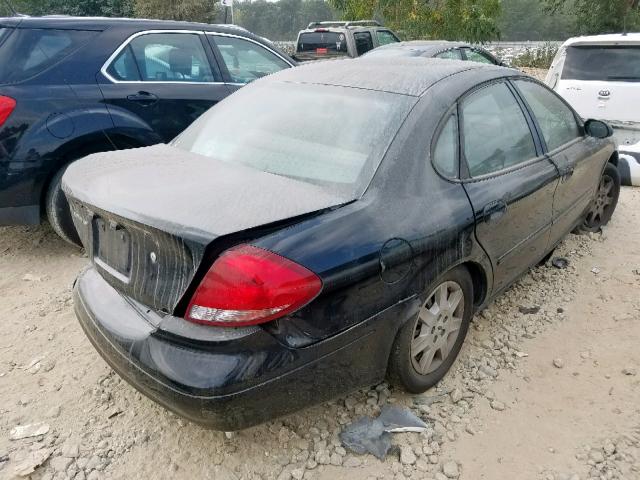 1FAFP53265A285780 - 2005 FORD TAURUS SE BLACK photo 4