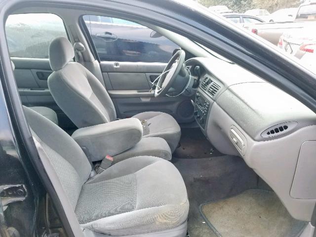 1FAFP53265A285780 - 2005 FORD TAURUS SE BLACK photo 5