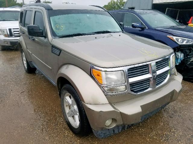 1D8GT58K87W718929 - 2007 DODGE NITRO SLT GOLD photo 1