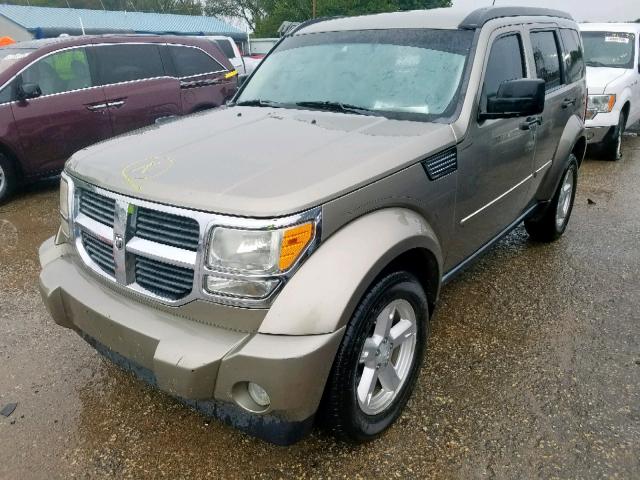 1D8GT58K87W718929 - 2007 DODGE NITRO SLT GOLD photo 2