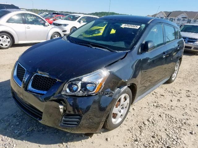 5Y2SP6E82AZ402864 - 2010 PONTIAC VIBE BLACK photo 2