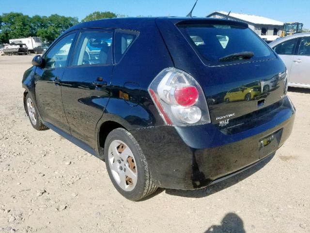 5Y2SP6E82AZ402864 - 2010 PONTIAC VIBE BLACK photo 3