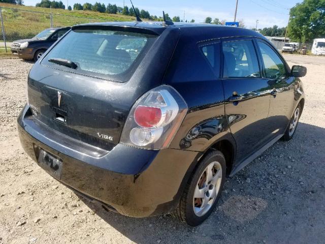 5Y2SP6E82AZ402864 - 2010 PONTIAC VIBE BLACK photo 4