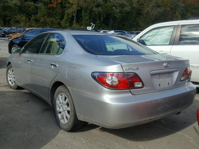 JTHBF30G130097072 - 2003 LEXUS ES 300 SILVER photo 3