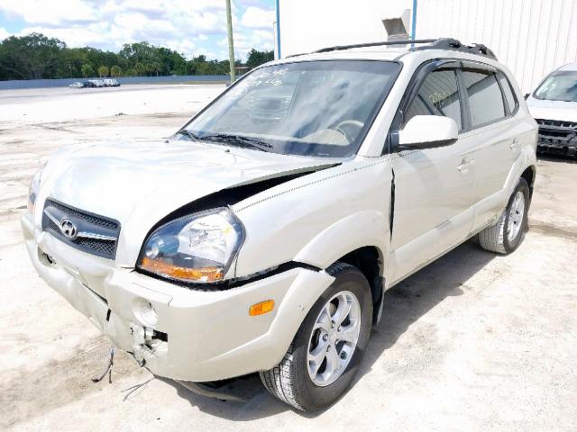 KM8JN12B59U970924 - 2009 HYUNDAI TUCSON SE GOLD photo 2