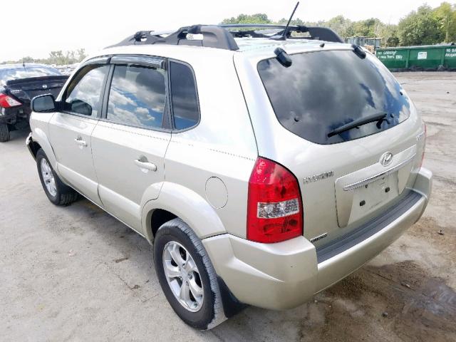 KM8JN12B59U970924 - 2009 HYUNDAI TUCSON SE GOLD photo 3