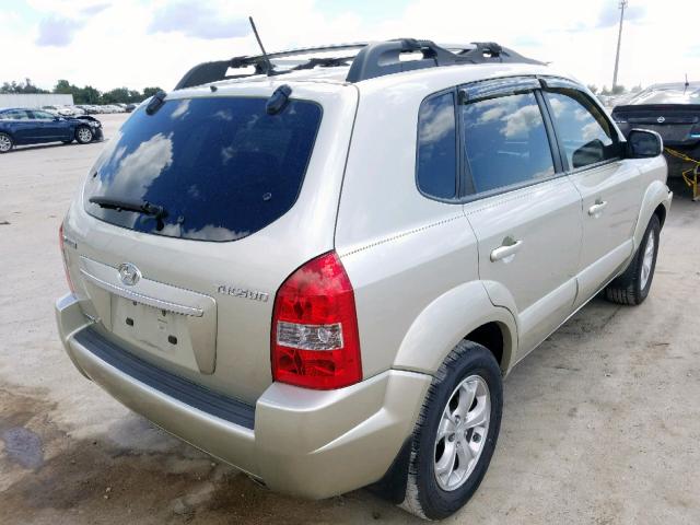 KM8JN12B59U970924 - 2009 HYUNDAI TUCSON SE GOLD photo 4