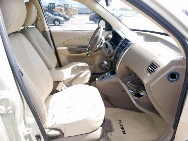 KM8JN12B59U970924 - 2009 HYUNDAI TUCSON SE GOLD photo 5