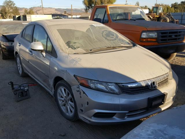 19XFB2F92CE379553 - 2012 HONDA CIVIC EXL SILVER photo 1