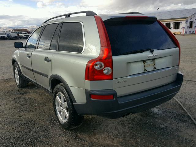 YV1CZ592251150188 - 2005 VOLVO XC90 SILVER photo 3