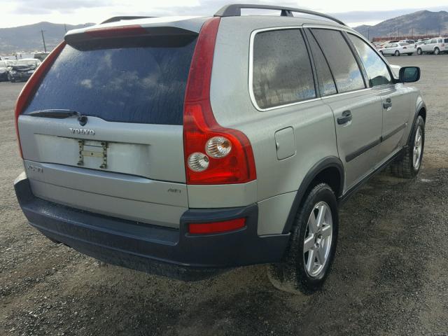 YV1CZ592251150188 - 2005 VOLVO XC90 SILVER photo 4