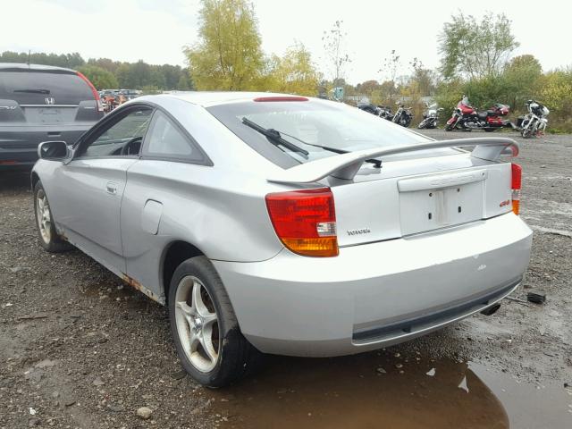 JTDDY32T6Y0016122 - 2000 TOYOTA CELICA SILVER photo 3