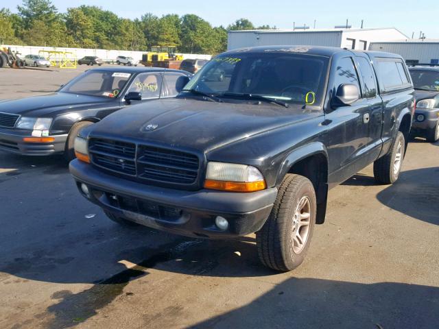 1D7HG32X33S122702 - 2003 DODGE DAKOTA SPO BLACK photo 2