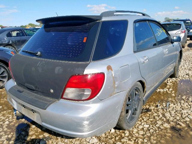 JF1GG29673G810319 - 2003 SUBARU IMPREZA WR SILVER photo 4