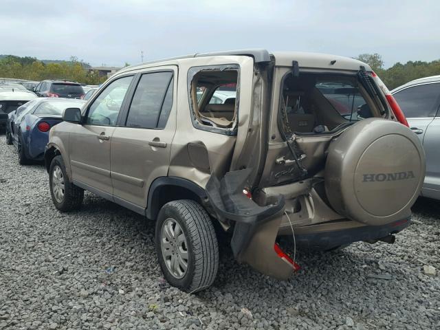 SHSRD789X6U420262 - 2006 HONDA CR-V SE BEIGE photo 3