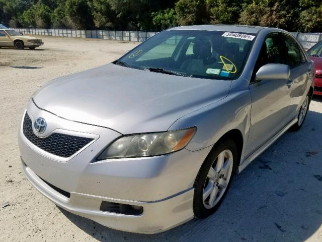 4T1BE46K57U089394 - 2007 TOYOTA CAMRY NEW SILVER photo 2