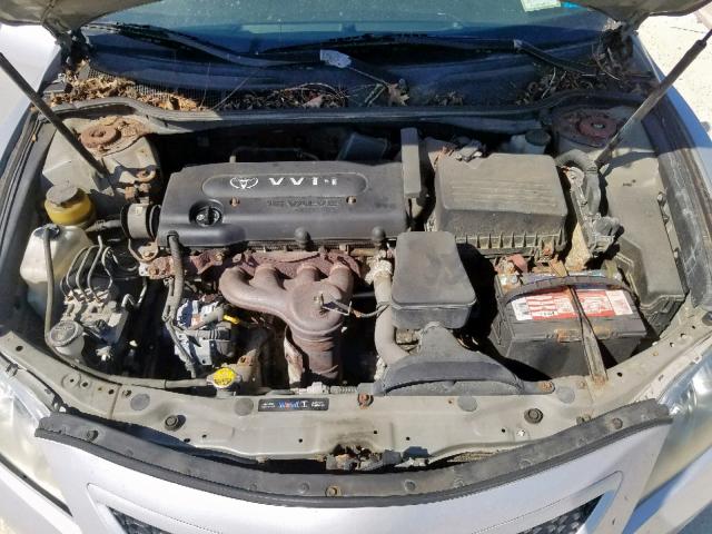 4T1BE46K57U089394 - 2007 TOYOTA CAMRY NEW SILVER photo 7