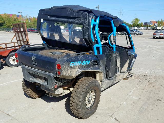 3JBKCAP21GJ000517 - 2016 CAN-AM COMMANDER BLUE photo 4