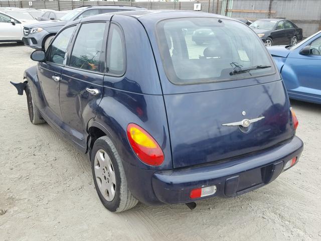 3C4FY48B05T591280 - 2005 CHRYSLER PT CRUISER BLUE photo 3