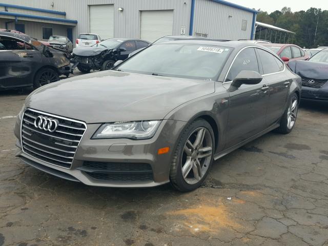 WAUSGAFCXCN026380 - 2012 AUDI A7 PRESTIG BROWN photo 2