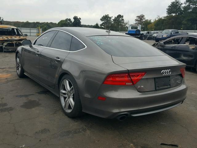 WAUSGAFCXCN026380 - 2012 AUDI A7 PRESTIG BROWN photo 3