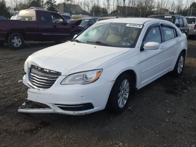 1C3CCBBB1DN614535 - 2013 CHRYSLER 200 TOURIN WHITE photo 2