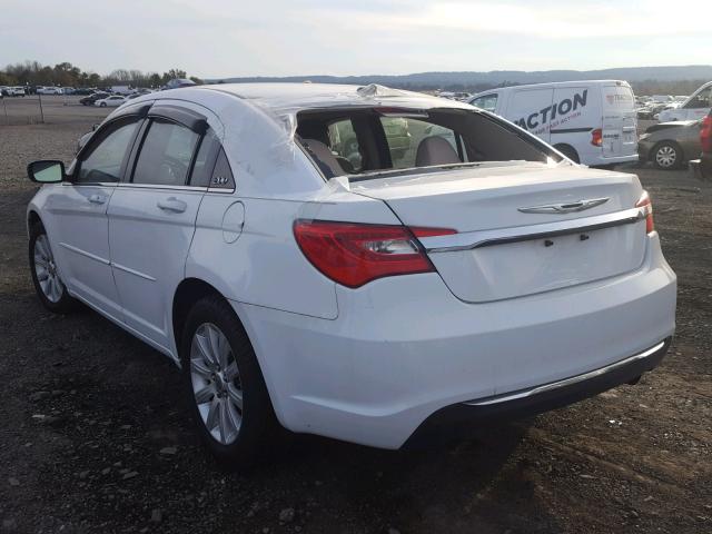 1C3CCBBB1DN614535 - 2013 CHRYSLER 200 TOURIN WHITE photo 3