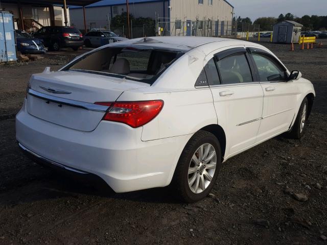 1C3CCBBB1DN614535 - 2013 CHRYSLER 200 TOURIN WHITE photo 4