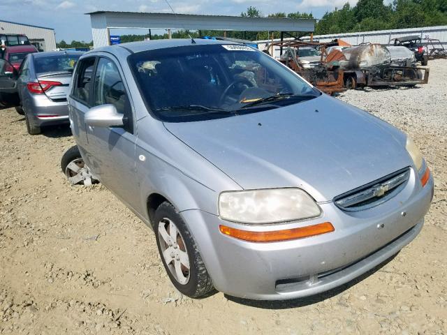 KL1TD66607B745742 - 2007 CHEVROLET AVEO BASE Күміс фото 1