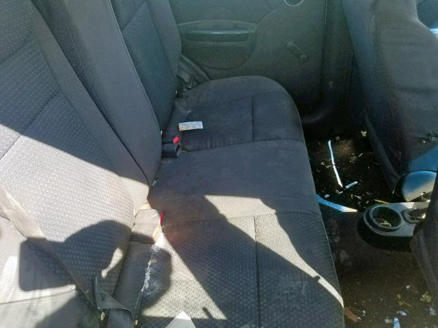 KL1TD66607B745742 - 2007 CHEVROLET AVEO BASE Күміс фото 6